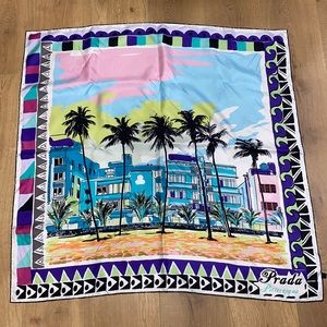 Prada silk scarf